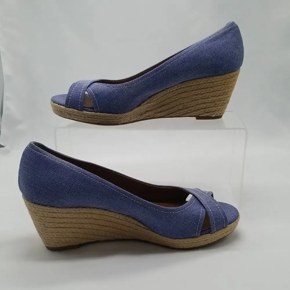 Franco Sarto denim wedge